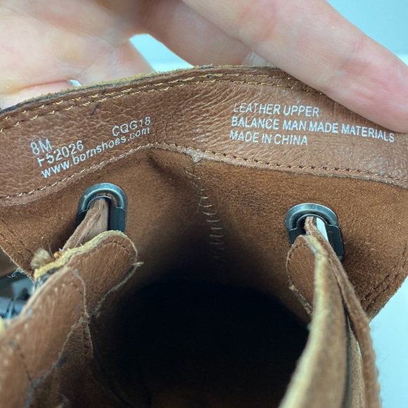 Born Kristina Rust/Brown Booties Size 8 - Picture 11 of 15